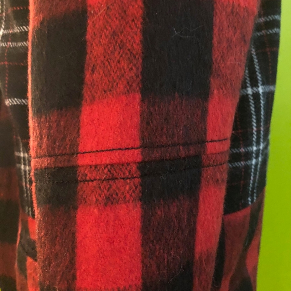 April, May Mixed Plaid Tailored Jacket - Picture 4 of 8